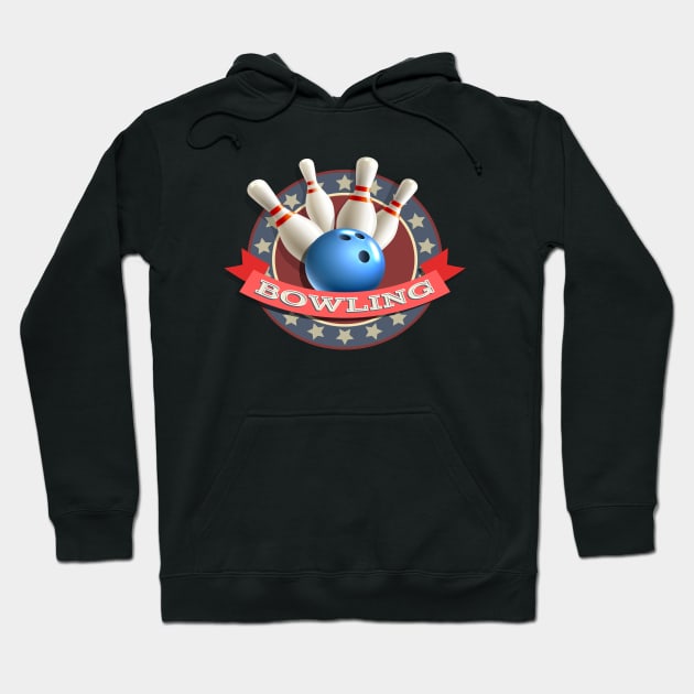 Bowling Hoodie by Mako Design 